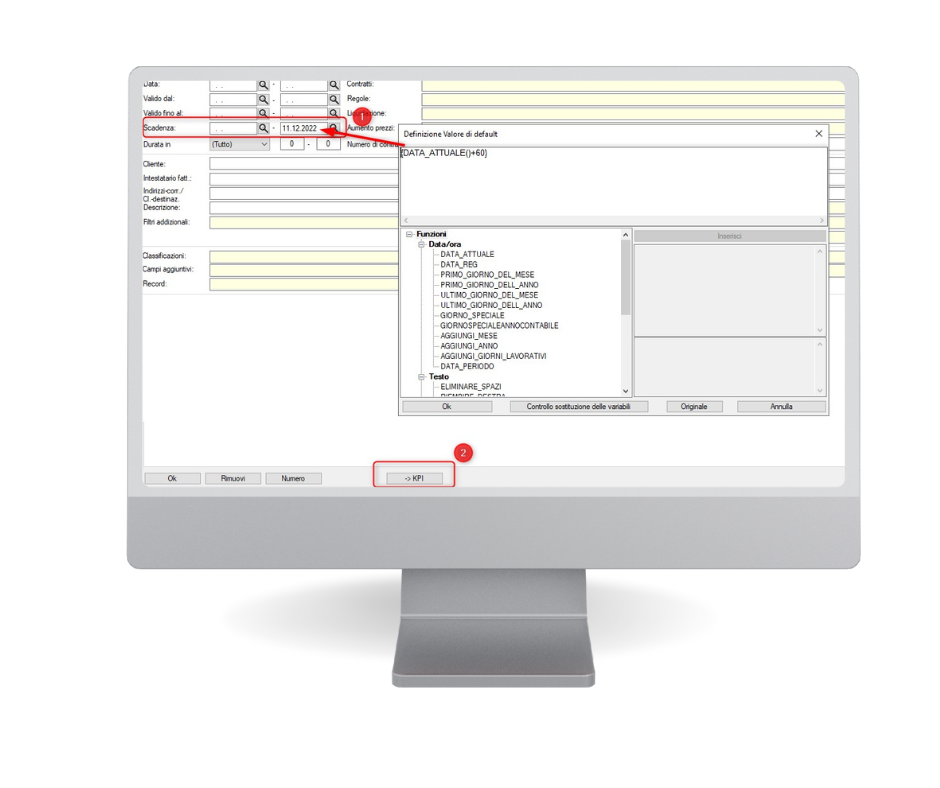 Radix, definizione degli alert