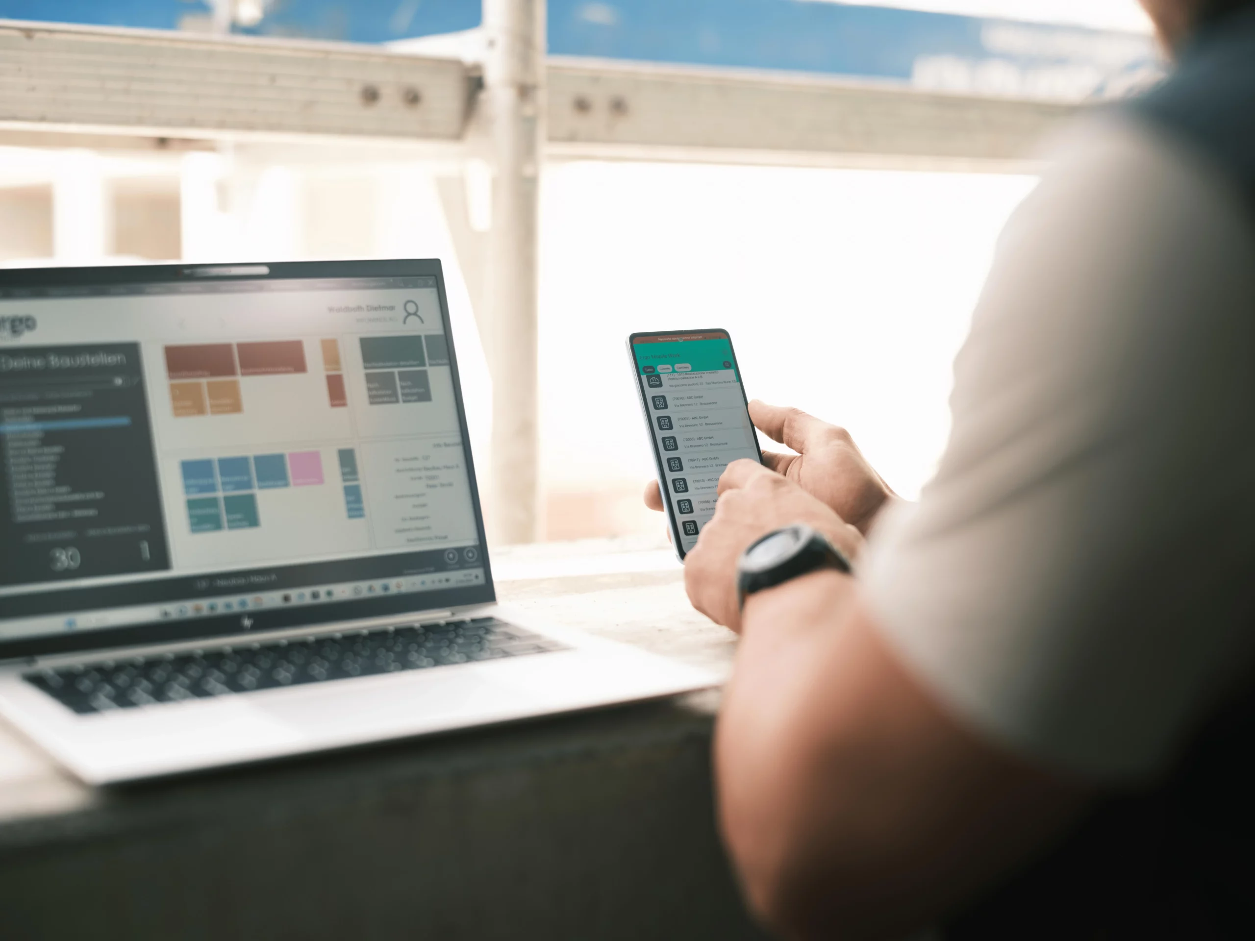 gestione del personale in edilizia con app per il cantiere