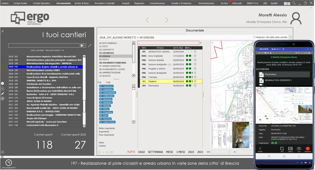 Gestione documenti sicurezza cantiere