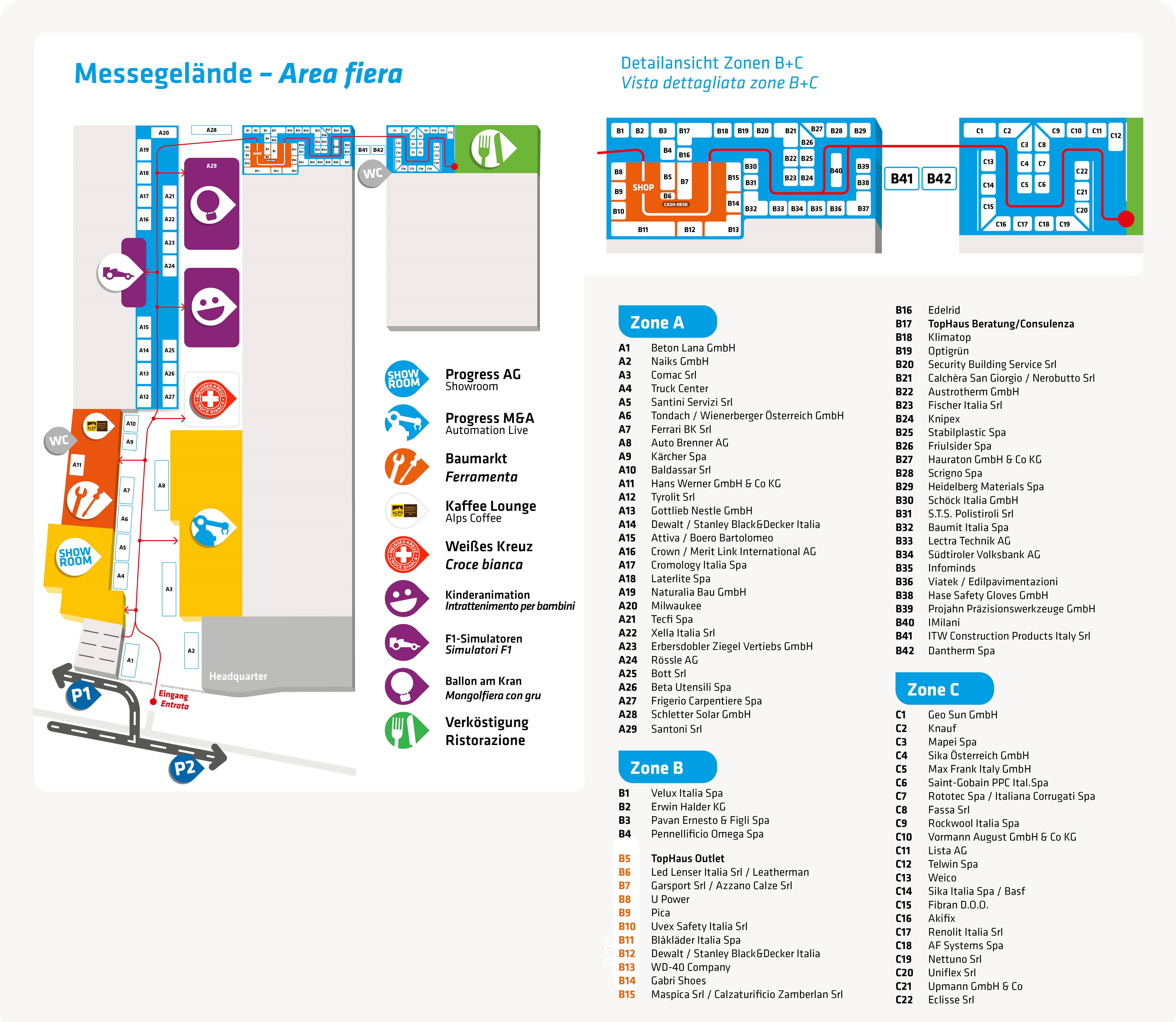 Fiera Edile TopHaus 2024: mappa degli espositori 
