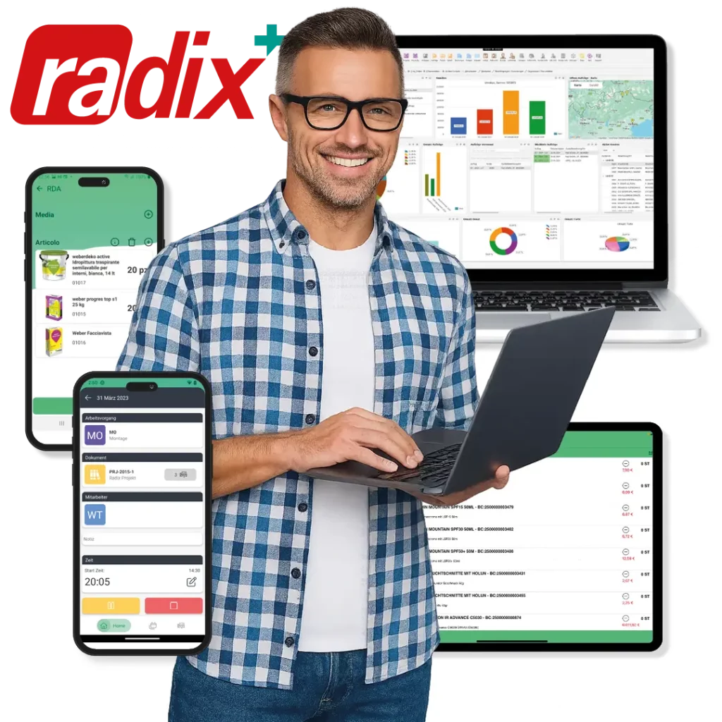 radix+ software service management