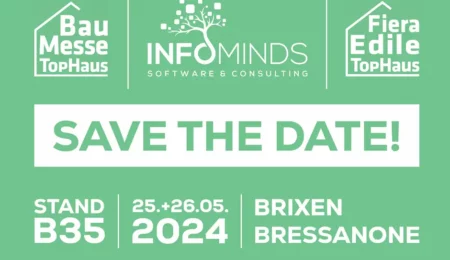 INFOMINDS alla fiera Fiera Edile il 25.+26. Maggio a Bressanone