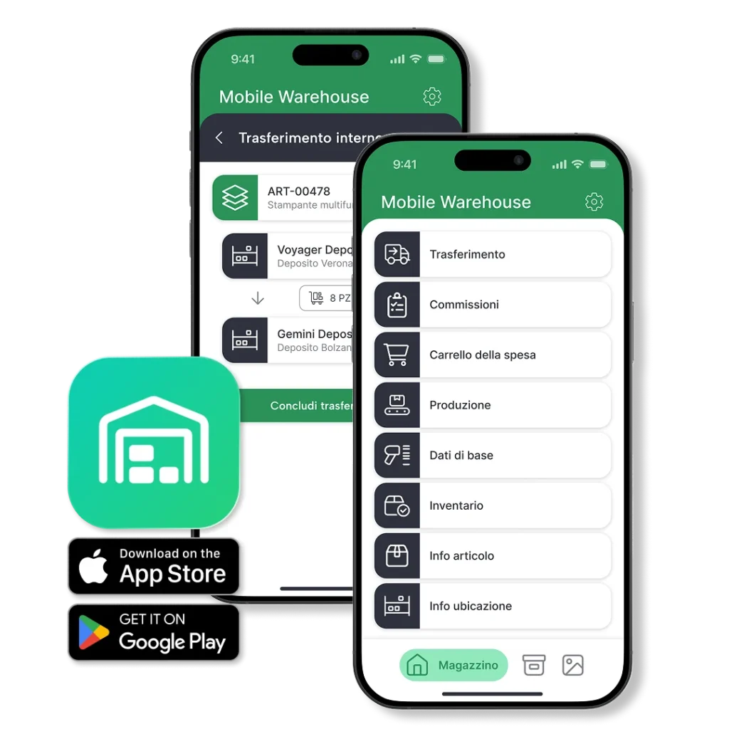 Radix Mobile Warehouse, app per la gestione del magazzino.