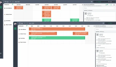 Pianificazione degli interventi tecnici con un Planner integrato nel gestionale