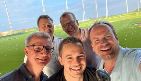 Team Deutschland beim TopGolf in Oberhausen