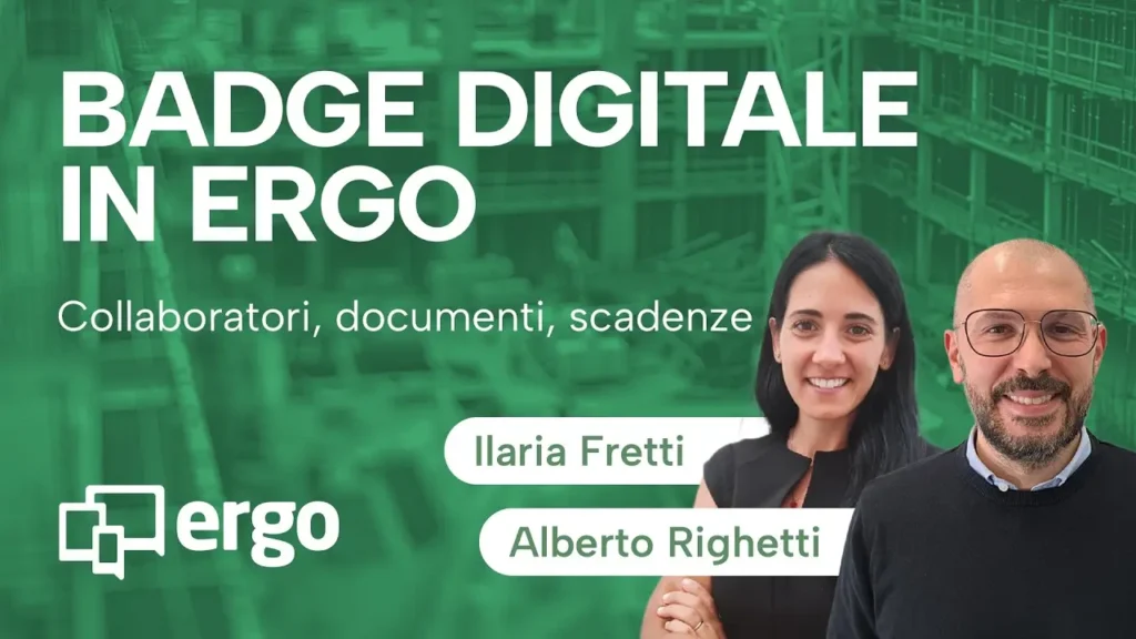 Anteprima video del webinar Daily Report dedicato al Badge di Cantiere digitale e alla gestione documentale in app
