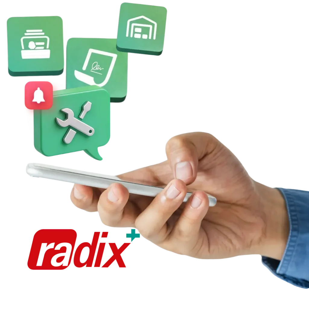 Software Gestionale con App per Manutenzioni, Assistenza e Noleggio Radix