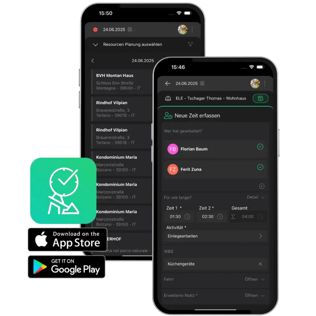 daily report mobile app baustelle