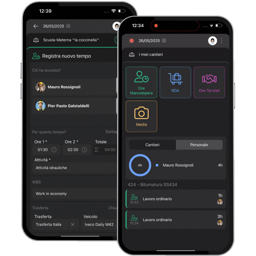daily report app rilevazione giornaliera semplificata