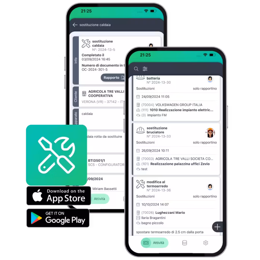 ergo mobile rapportino