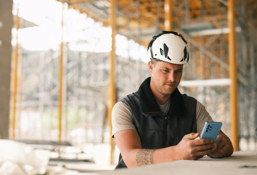 Besonders im Baugewerbe und Handwerk, wo Mobilität Teil des Alltags ist, spielen Apps eine große Rolle