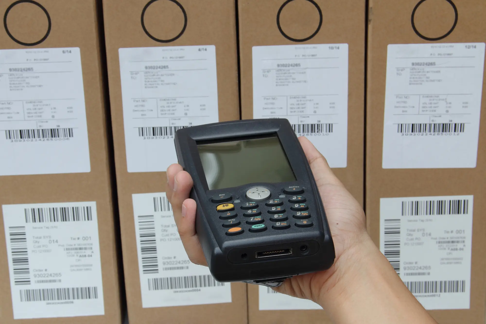 tracciabilità: Lettura merci magazzino con Barcode 
