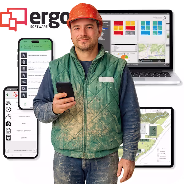 gestionale per produttori di inerti ergo