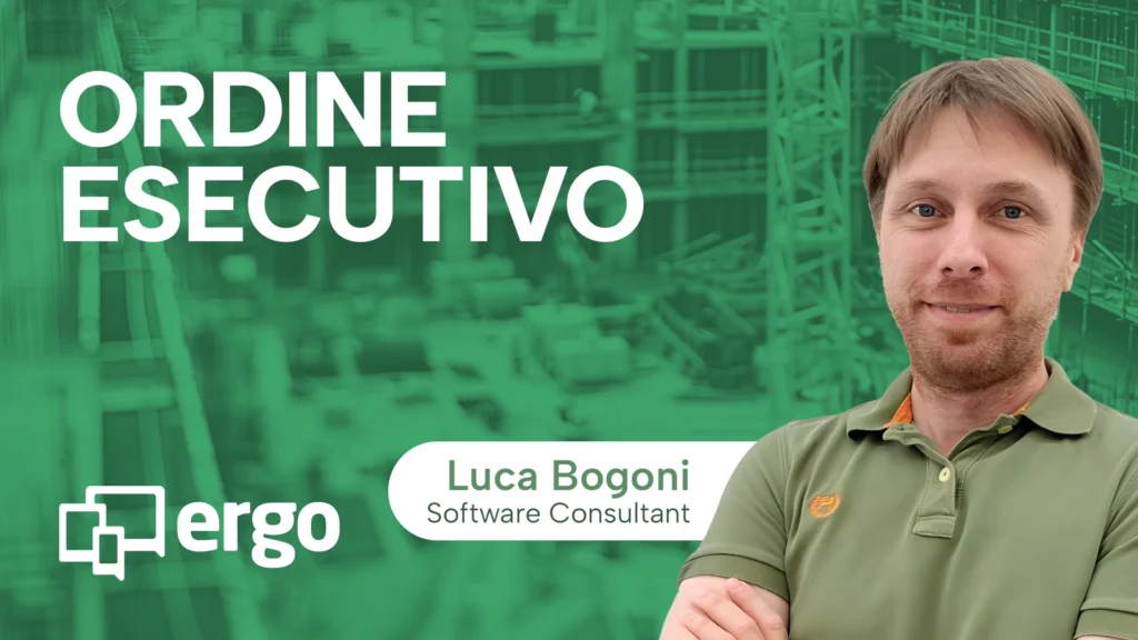 Webinar gestionale edilizia Ergo ordine esecutivo Bogoni
