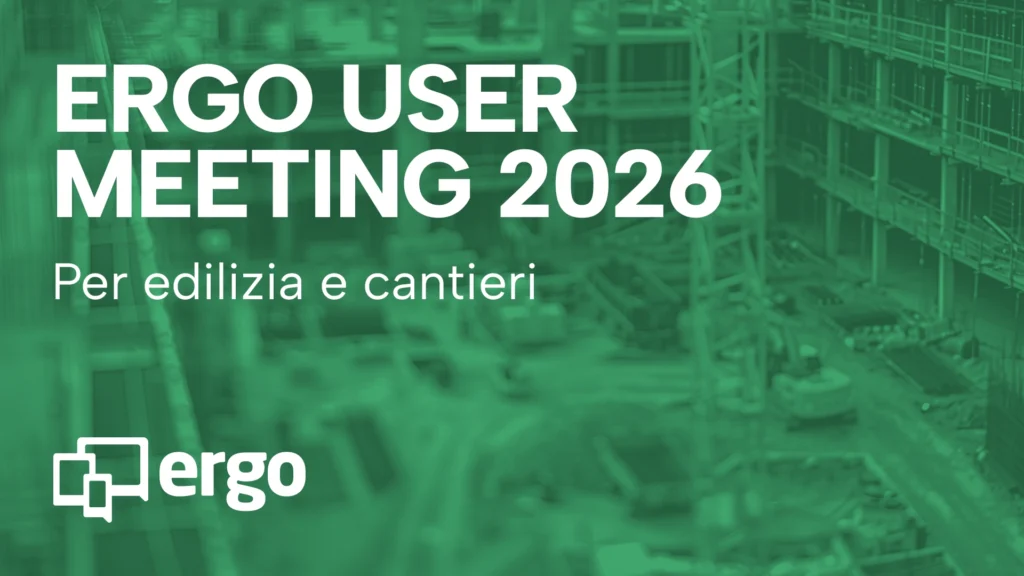 Ergo gestionale edile User Meeting 2026