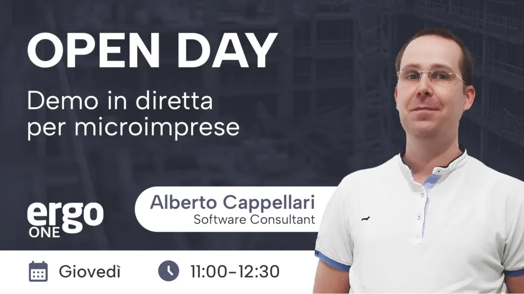 Open Day Ergo One Cappellari Giovedi