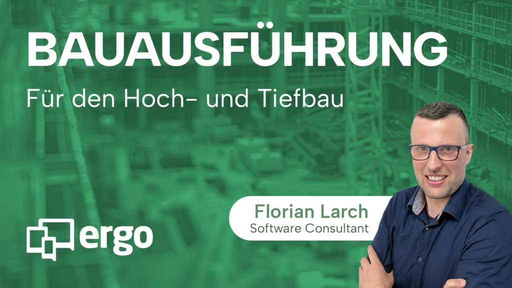 Webinar Ergo Bauausführung Für das Baunebengewerbe Larch