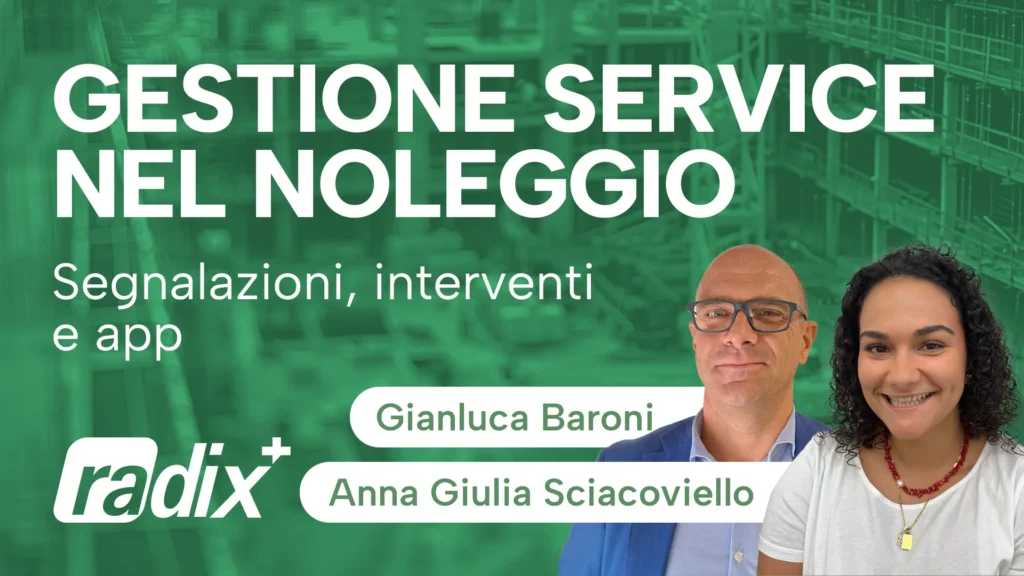 Webinar gestionale service e noleggio Radix Baroni e Sciacoviello